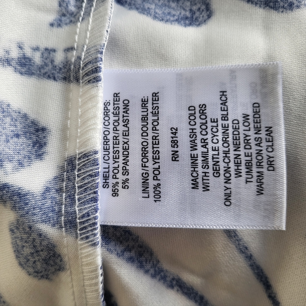 Nwt London times navy floral dress 8p - Picture 5 of 5